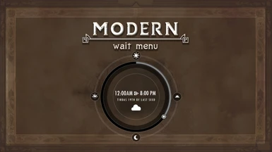 Modern Wait Menu